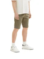 Spodenki damskie - TOM TAILOR 1035037 Szorty bermudy Mężczyźni, 10415 - Dusty Olive Green, 32 - miniaturka - grafika 1