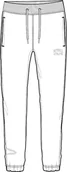 Spodnie rowerowe - RUSSELL ATHLETIC Spodnie damskie Malala elastyczne spodnie - miniaturka - grafika 1