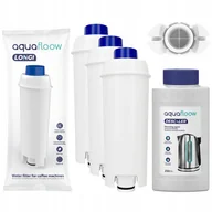 Akcesoria i części do ekspresów do kawy - Zestaw do Delonghi 3x Filtr 1x ODKAMIENIACZ 250ml - miniaturka - grafika 1