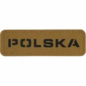 Odzież taktyczna i umundurowanie - Naszywka M-Tac Polska Laser Cut - Coyote/Black (51004105) - miniaturka - grafika 1