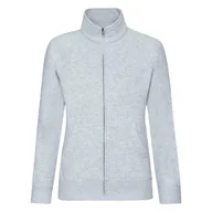 Bluzy damskie - Bluza damska rozpinana Premium Zip Thru Sweat Fruit of the Loom XXL - miniaturka - grafika 1