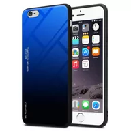 Etui i futerały do telefonów - Pokrowiec Do Apple iPhone 6 / 6S Etui w NIEBIESKO - CZARNY TPU Obudowa Case Cover Plecki Ochronny Cadorabo - miniaturka - grafika 1