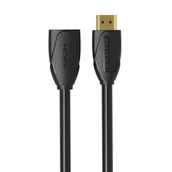 Kable - Przedłużacz HDMI 1m Vention VAA-B06-B100 (Czarny) - miniaturka - grafika 1