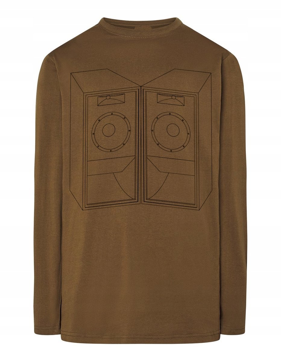 Longsleeve męski nadruk Kolumny Głośniki r.XS