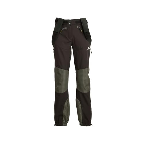 ANDE W16047-7590 damskie spodnie sportowe czarno-szare