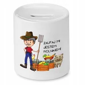 Skarbonki - Dla Listonosza Skarbonka na Urodziny na Prezent z Nadrukiem ze Zdjęciem + Opakowanie na prezent (wzór 02) - miniaturka - grafika 1