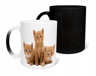 Kubki - KUBEK MAGICZNY Z NADRUKIEM-PREZENT HOBBY KOTKI RÓŻNE WZORY DO WYBORU+IMIĘ - miniaturka - grafika 1