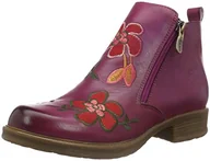 Kozaki damskie - Laura Vita Damskie kozaki z krótką cholewką, różowy - Pink Lilas - 39 eu - miniaturka - grafika 1