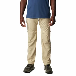Męskie spodnie z odpinanymi nogawkami Columbia Silver Ridge Utility Convertible Pant ancient fossil - 30 - Spodnie sportowe męskie - miniaturka - grafika 1