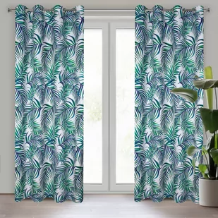 Zasłona 140 x 250 Dekoracyjna Design91 Palms 02 - Zasłony - miniaturka - grafika 3