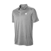 Koszulki męskie - Wilson Męska koszulka polo w paski wrzosowa - miniaturka - grafika 1