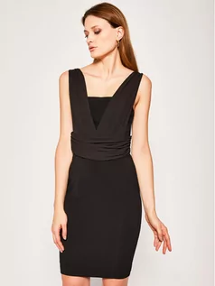 Sukienki - LIU JO Sukienka koktajlowa IA0196 T1929 Czarny Slim Fit - grafika 1