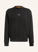 Bluzy męskie - Boss Bluza Nierozpinana Wesmallcrew schwarz - BOSS - miniaturka - grafika 1