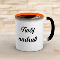 Kubki - Kubek magiczny CLASSIC z pomarańczowym wnętrzem z Twoim nadrukiem - miniaturka - grafika 1