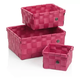 Zestaw 3 różowych koszyków Kela Neo - Kosze wiklinowe - miniaturka - grafika 1
