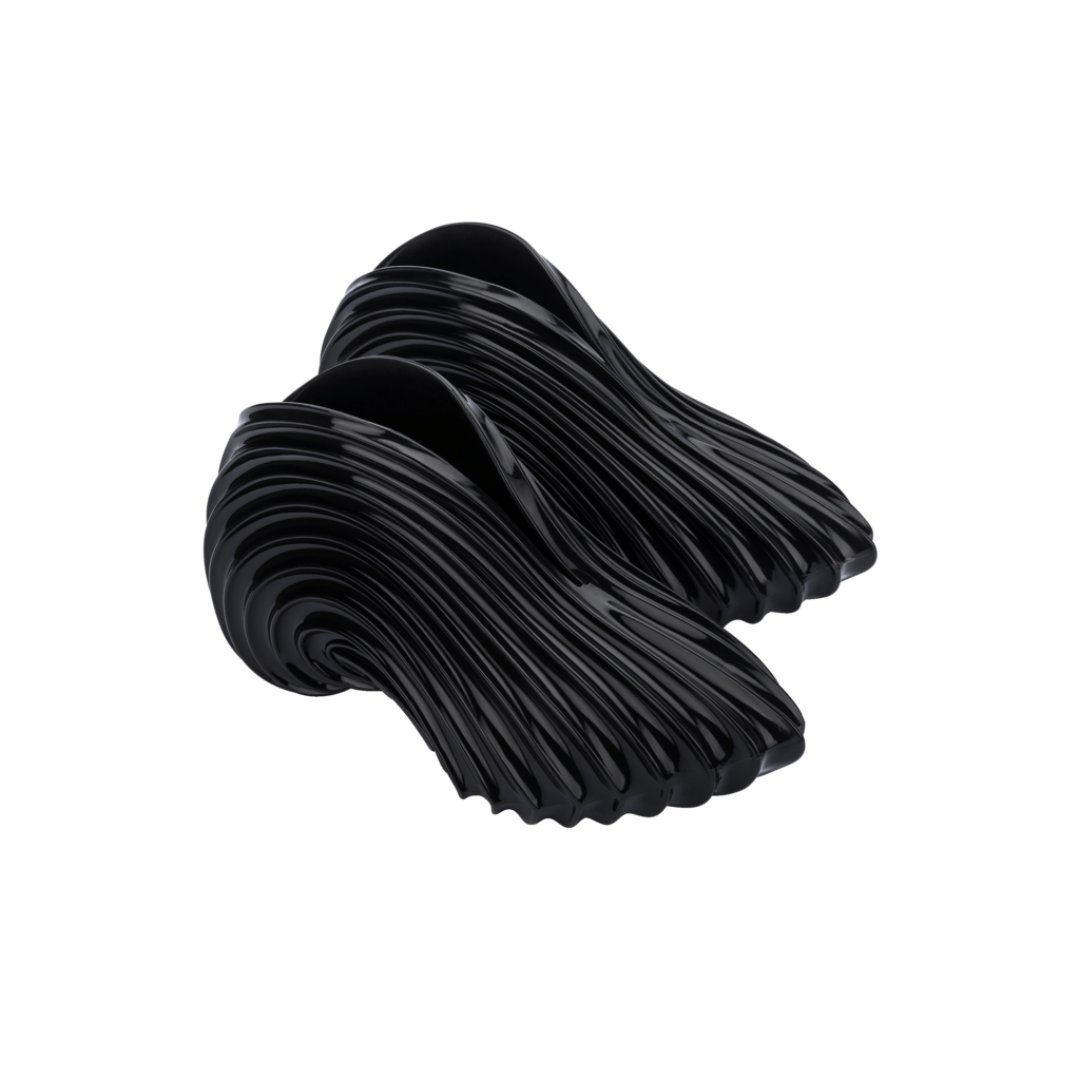 Melissa Closed + Diesel Ad Transparent Black Półbuty Czarne 37