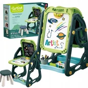 Tablice dla dzieci - Dwustronna Tablica Magnetyczna z Krzesłem Kreatywna Mały Artysta Akcesoria - miniaturka - grafika 1
