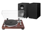 Gramofony - Audio-Technica AT-LPW50BTRW (rosewood) + ConneX DCB61 (czarny) - miniaturka - grafika 1
