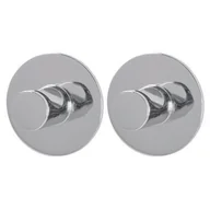 Wieszaki łazienkowe - Wieszak samoprzylepny Style okrągły 3m chrom 2 szt. - miniaturka - grafika 1