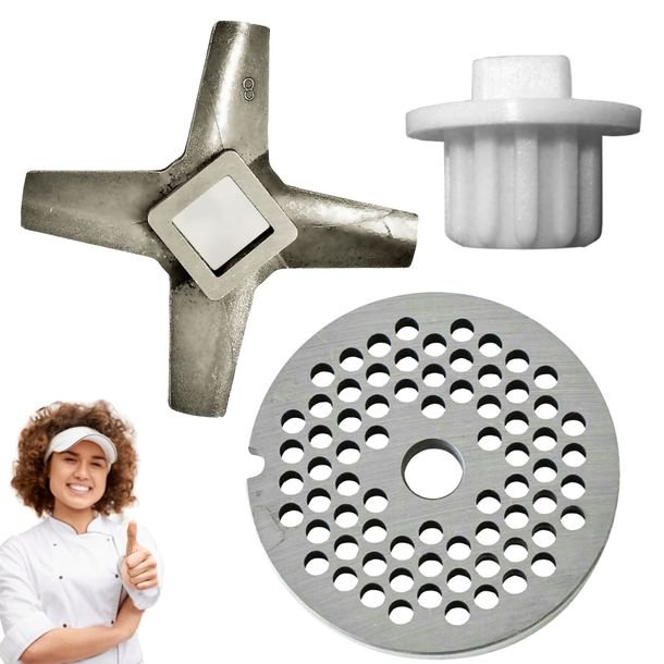 Zestaw Nr 8 Nożyk Jednostronny + Sitko 4mm Do Zelmer Bosch +gratis Sprzęgło