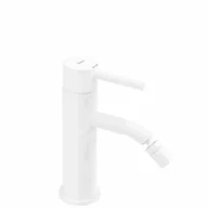 Baterie umywalkowe - BATERIA BIDETOWA LUNGO BIAŁA REA-B4701 - miniaturka - grafika 1