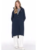 Kurtki i kamizelki sportowe damskie - Schmuddelwedda Płaszcz przeciwdeszczowy w kolorze granatowym - miniaturka - grafika 1