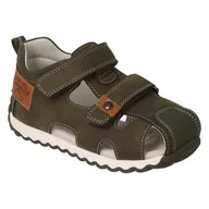 Buty dla dziewczynek - Befado obuwie dziecięce 170P086 zielone - miniaturka - grafika 1
