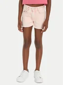 Spodenki damskie - Tommy Hilfiger Szorty jeansowe Harper KG0KG07918 Różowy Relaxed Fit - miniaturka - grafika 1