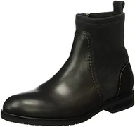 Kozaki damskie - Tommy Hilfiger Damskie kozaki z krótką cholewką B1285erry 21c, Szary magnes 916, 36 EU - miniaturka - grafika 1