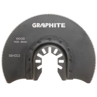 GRAPHITE Tarcza półokrągła HCS do drewna, 85 mm TOP-56H002 - Brzeszczoty - miniaturka - grafika 1