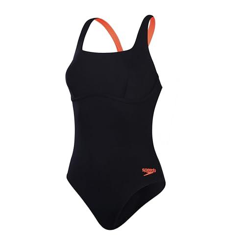 Speedo Damski strój kąpielowy ze zintegrowanym biustonoszem do pływania, fitness, strój kąpielowy treningowy