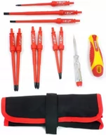 Śrubokręty - Zestaw Wkrętaków 10Cz. Vde + Próbnik, Etui  Emark - miniaturka - grafika 1