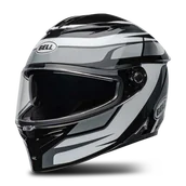 Kaski motocyklowe - Kask Integralny Bell Lithium Mips Złamany BiałyL - miniaturka - grafika 1