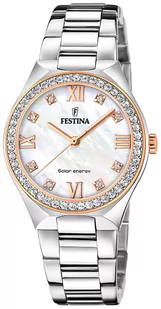 Zegarek Zegarek Festina F20658-1 Solar Energy Petite - Zegarki damskie - miniaturka - grafika 1