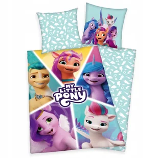 Pościel bawełniana My Little Pony 140X200 dziecięca Koniki Kucyki Mlp - Pościel dla dzieci - miniaturka - grafika 1