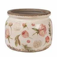 Donice - Osłonka Na Doniczkę Ceramiczna w Kwiaty H Clayre & Eef - miniaturka - grafika 1