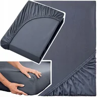 Prześcieradła - Prześcieradło 100% Bawełna CZESANA 200x200 + 30cm z GUMKĄ na wysoki materac - miniaturka - grafika 1