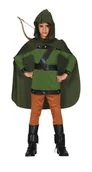 Dodatki do strojów karnawałowych - Strój dla dzieci Łucznik Robin Hood (peleryna) 5-6 lat - miniaturka - grafika 1