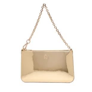 Torebka Tommy Hilfiger Th Icon Chain Shoulder Pouch Met AW0AW18219 Złoty - Torebki damskie - miniaturka - grafika 1