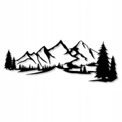 Dekoracje domu - GÓRY PANEL ŚCIENNY DEKORACJA ŚCIENNA OZDOBA ŚCIANA GÓRA TRYPTYK DO SALONU - miniaturka - grafika 1