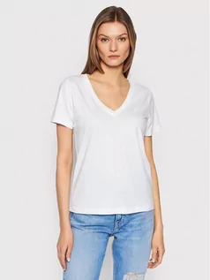 Koszulki i topy damskie - Calvin Klein T-Shirt K20K204357 Biały Regular Fit - grafika 1