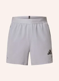 Adidas Szorty Treningowe Power 3-Stripes grau - Spodenki damskie - miniaturka - grafika 1