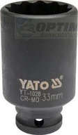 Nasadki do elektronarzędzi - Yato nasadka udarowa do piast długa 1/2x33mm YT-1028 - miniaturka - grafika 1