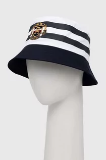 Czapki męskie - Tommy Hilfiger kapelusz bawełniany kolor granatowy bawełniany - grafika 1