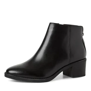 Marco Tozzi Damskie 2-25358-45 modne kozaki, czarne, 41 EU, czarny, 41 EU - Kozaki damskie - miniaturka - grafika 1