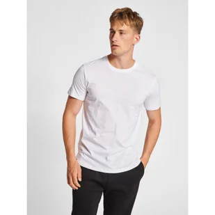 Koszulka męska bawełniana sportowa Hummel Red Basic T-shirt - Koszulki męskie - miniaturka - grafika 1