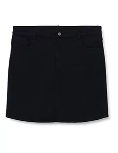 Armani Exchange Damska sukienka Essential, mini długość, tył metalowy, czarne logo 12 spódnic, czarny - Sukienki - miniaturka - grafika 1