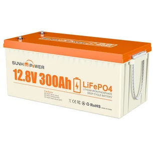 Bateria LiFePO4 SUNHOOPOWER 12V 300Ah, 3840Wh energii, wbudowany BMS 200A, maks. moc obciążenia 2560W - Akumulatory ogólnego zastosowania - miniaturka - grafika 1