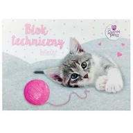 Szkolne artykuły papiernicze - BENIAMIN Blok techniczny A4/10K biały The Sweet Pets - Beniamin - miniaturka - grafika 1