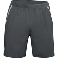 Spodenki męskie - Spodenki męskie Under Armour  Launch SW 7'' Branded STS gray XL - miniaturka - grafika 1